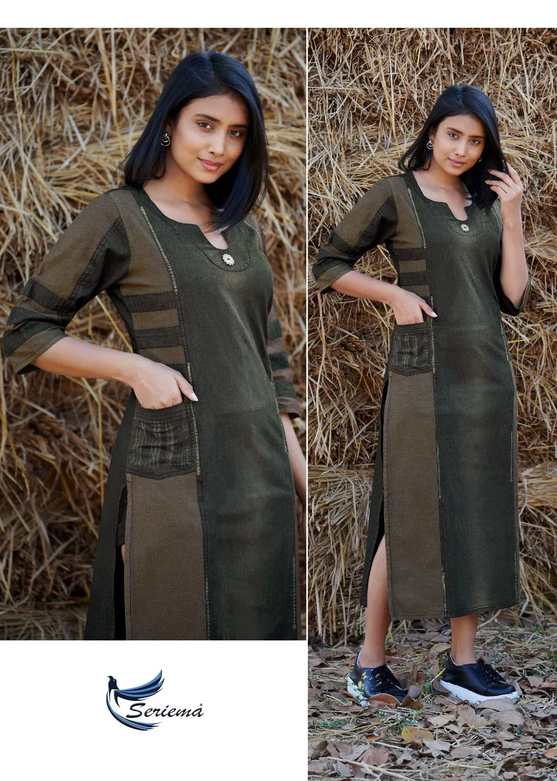 Seriema Kumb Capture 4 Denim Wholesale Party Wear Kurtis